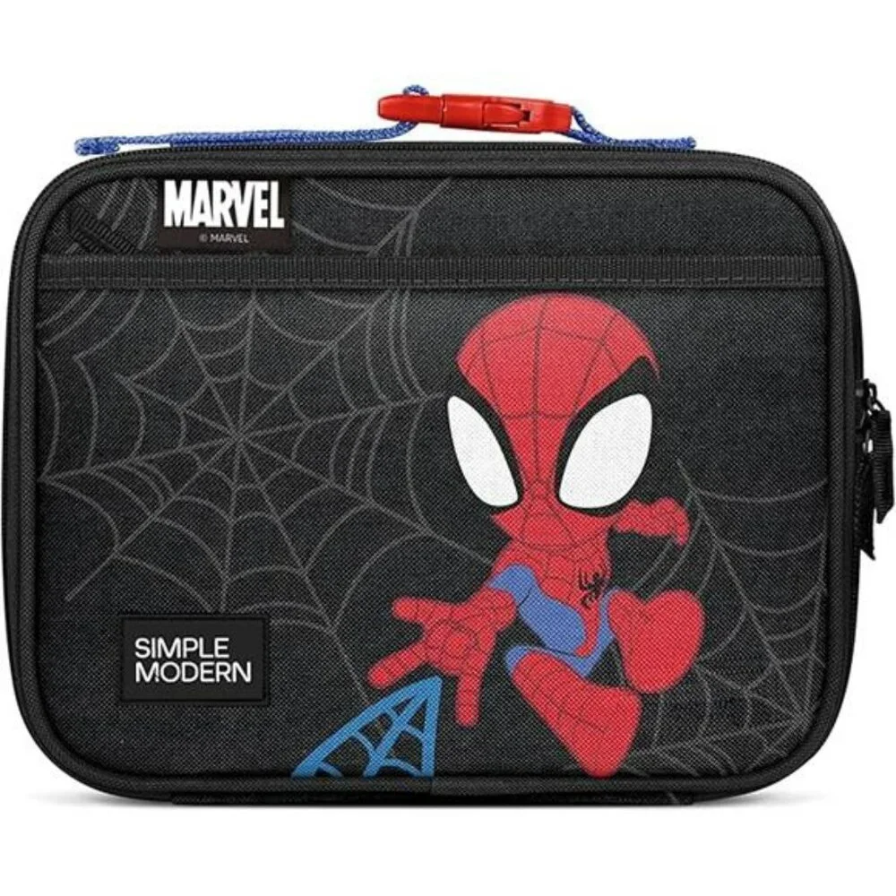 Kids Insulated Lunch Bag Reusable School Lunch Box with Pockets for Boys Girls